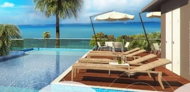 Flat com 1 Quarto à venda, 29m² no Ponta de Serrambi, Ipojuca