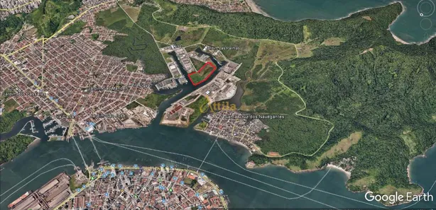 Lote/Terreno à venda, 60577m² no CING, Guarujá