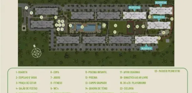 Apartamento com 2 Quartos à venda, 58m² no , Ipojuca