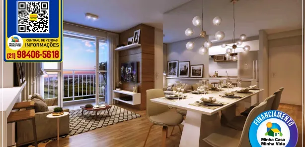 Apartamento com 2 Quartos à venda, 43m² no Alcântara, São Gonçalo
