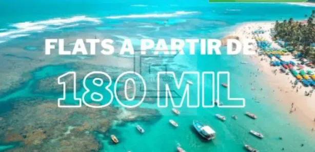 Flat com 1 Quarto à venda, 20m² no Porto de Galinhas, Ipojuca