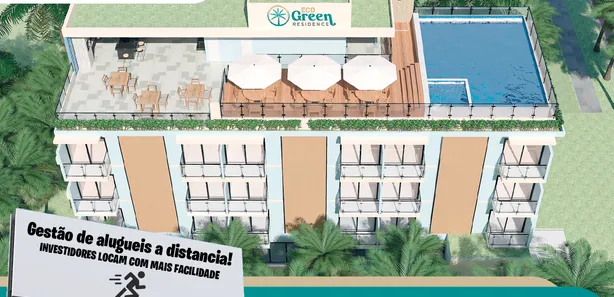 Apartamento com 1 Quarto à venda, 17m² no , Ipojuca