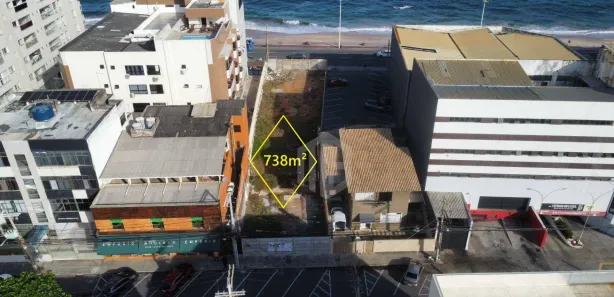 Lote/Terreno para venda ou aluguel, 738m² no Pituba, Salvador