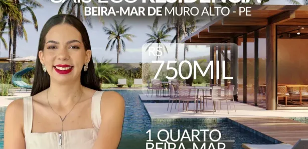 Apartamento com 1 Quarto à venda, 36m² no N. São do Ó, Ipojuca