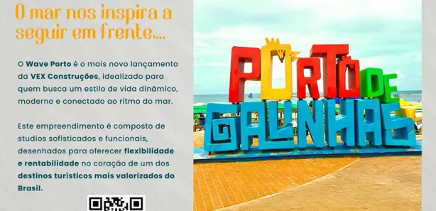 Flat com 1 Quarto à venda, 24m² no Porto de Galinhas, Ipojuca