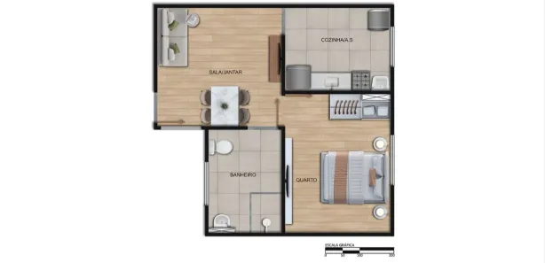 Apartamento com 2 Quartos à venda, 56m² no Jardim Alvorada, Nova Iguaçu