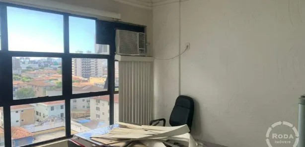 Sala Comercial com 1 Quarto para alugar, 44m² no Aparecida, Santos