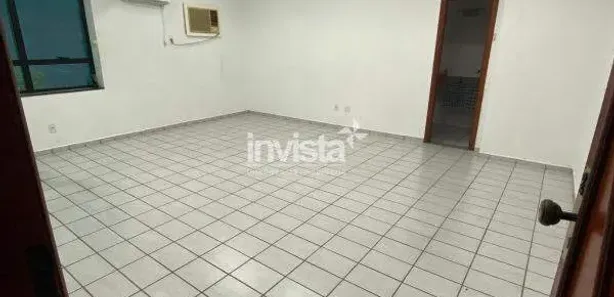 Sala Comercial para alugar, 67m² no Macuco, Santos