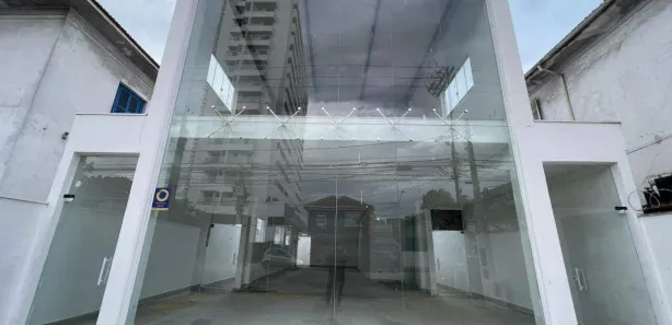 Sala Comercial para alugar, 254m² no Macuco, Santos