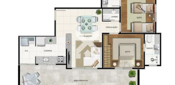Apartamento com 2 Quartos à venda, 72m² no Cruzeiro, Belo Horizonte