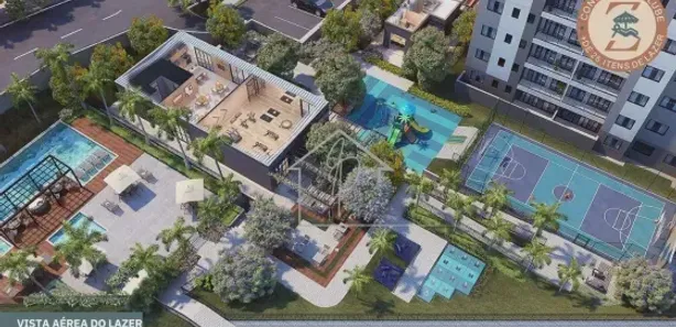 Apartamento com 2 Quartos à venda, 48m² no São Francisco, Manaus
