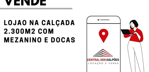 Ponto Comercial à venda, 1600m² no Calçada, Salvador