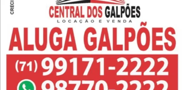 Galpão/Depósito/Armazém com 1 Quarto para alugar, 350m² no Porto Seco Pirajá, Salvador