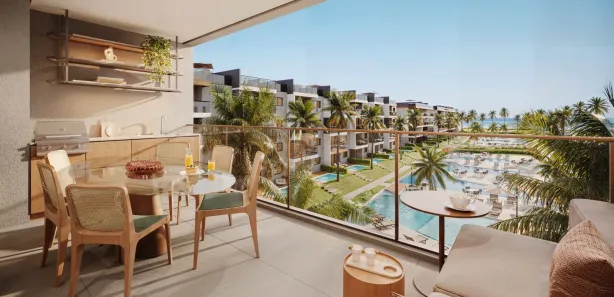 Flat com 4 Quartos à venda, 156m² no Maracaipe, Ipojuca