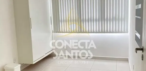Sala Comercial para alugar, 80m² no Macuco, Santos