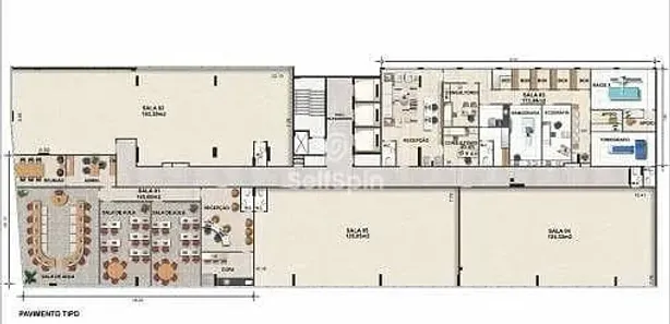 Sala Comercial para alugar, 124m² no Raul Veiga, São Gonçalo