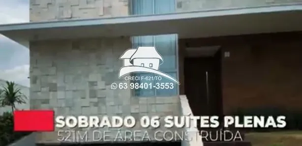 Sobrado com 6 Quartos à venda, 450m² no Plano Diretor Norte, Palmas