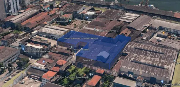 Sala Comercial para alugar, 4200m² no Paquetá, Santos