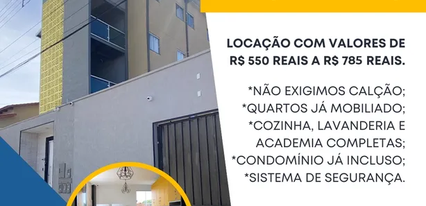 Kitnet com 1 Quarto para alugar, 25m² no Setor Sol Nascente, Goiânia