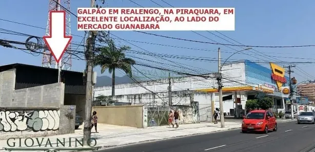 Galpão/Depósito/Armazém para alugar, 168m² no Realengo, Rio de Janeiro
