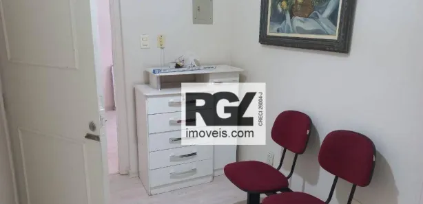 Sala Comercial para alugar, 30m² no Boqueirão, Santos