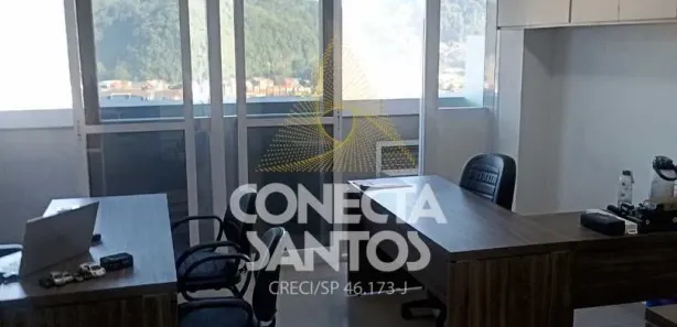 Sala Comercial para alugar, 42m² no Vila Belmiro, Santos