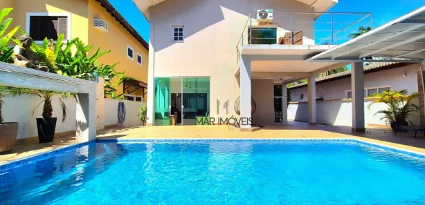 Casa de Condomínio com 6 Quartos para venda ou aluguel, 210m² no Balneário Praia do Pernambuco, Guarujá
