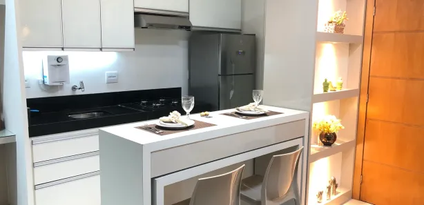 Flat com 1 Quarto para alugar, 32m² no Indaiá, Belo Horizonte