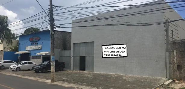 Galpão/Depósito/Armazém para alugar, 300m² no Recreio Ipitanga, Lauro de Freitas