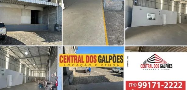 Galpão/Depósito/Armazém para alugar, 500m² no Porto Seco Pirajá, Salvador
