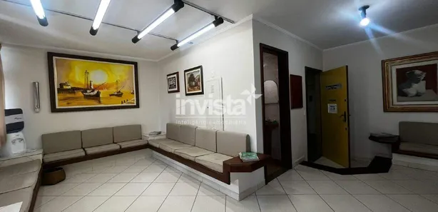 Sala Comercial para alugar, 167m² no Gonzaga, Santos