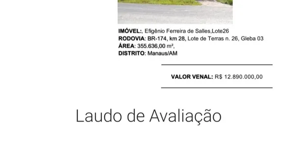 Lote/Terreno à venda, 700000m² no Zona Urbana, 