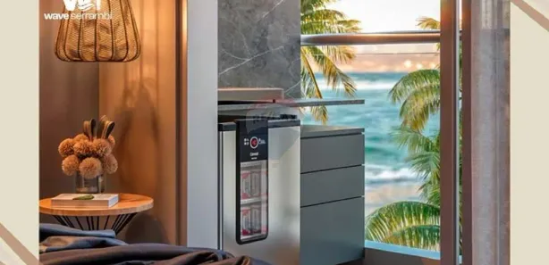 Apartamento com 1 Quarto à venda, 21m² no Enseadinha, Ipojuca