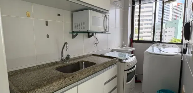 Apartamento com 1 Quarto para alugar, 35m² no Boa Viagem, Recife
