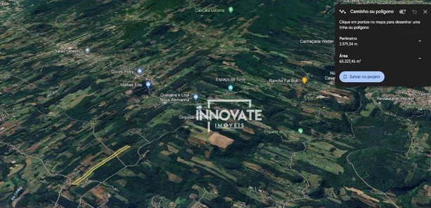 Lote/Terreno à venda, 65159m² no Linha Nova Baixa, Presidente Lucena