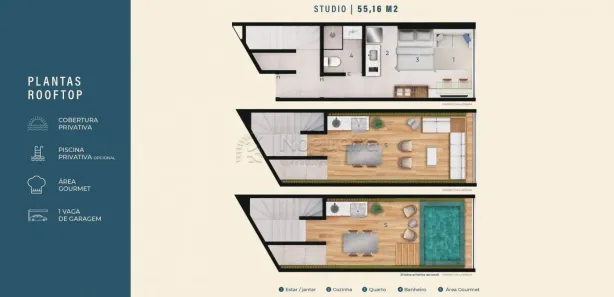 Apartamento com 1 Quarto à venda, 55m² no , Tamandaré