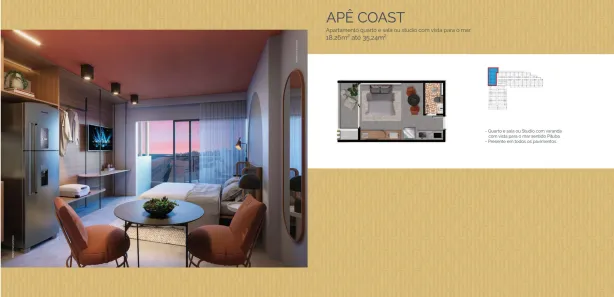 Apartamento com 1 Quarto à venda, 22m² no Pituba, Salvador