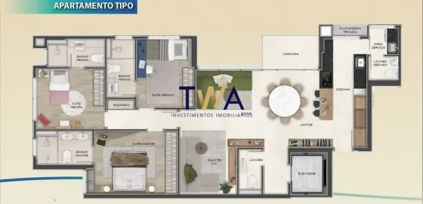 Apartamento com 3 Quartos à venda, 116m² no Savassi, Belo Horizonte