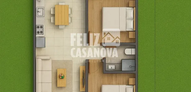 Casa com 1 Quarto à venda, 10m² no Lama Preta, Camaçari