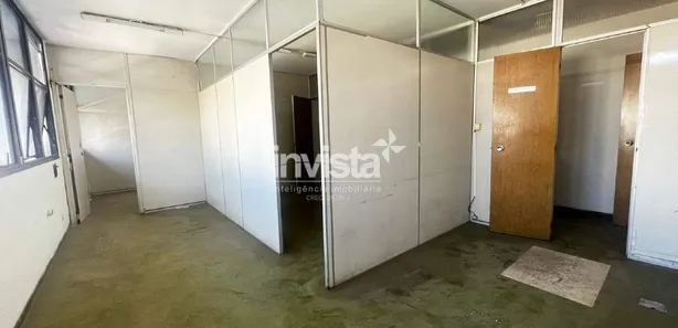 Sala Comercial para alugar, 142m² no Gonzaga, Santos