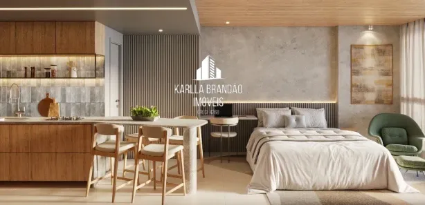 Flat com 1 Quarto à venda, 29m² no Capim Macio, Natal