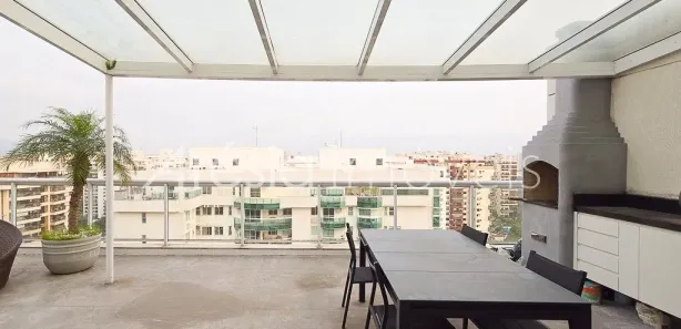 Cobertura com 3 Quartos para venda ou aluguel, 278m² no Barra da Tijuca, Rio de Janeiro