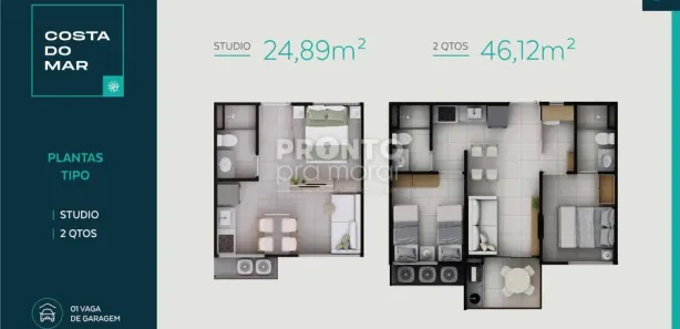 Apartamento com 2 Quartos à venda, 62m² no Centro, Ipojuca