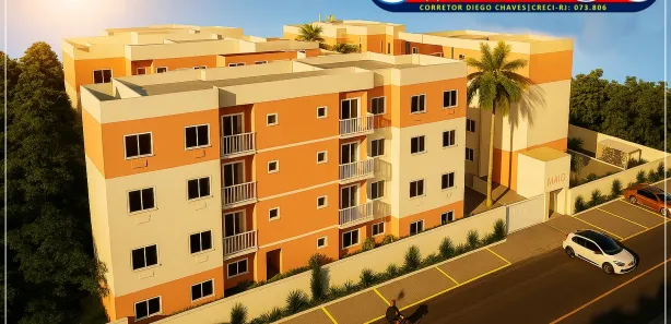 Apartamento com 2 Quartos à venda, 46m² no Santo Expedito, Itaboraí