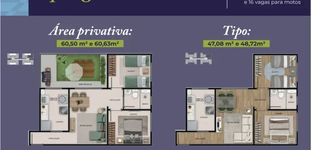 Apartamento com 2 Quartos à venda, 49m² no Milionários (Barreiro), Belo Horizonte