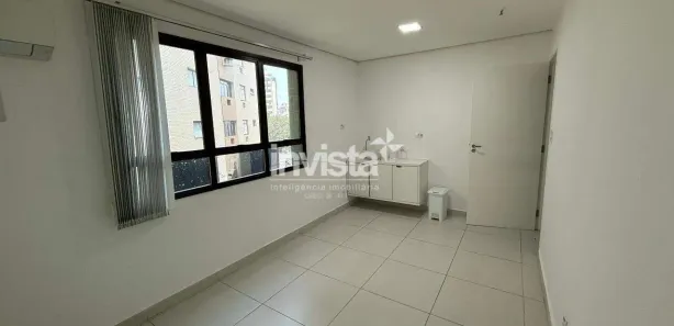 Sala Comercial com 1 Quarto para alugar, 80m² no Macuco, Santos