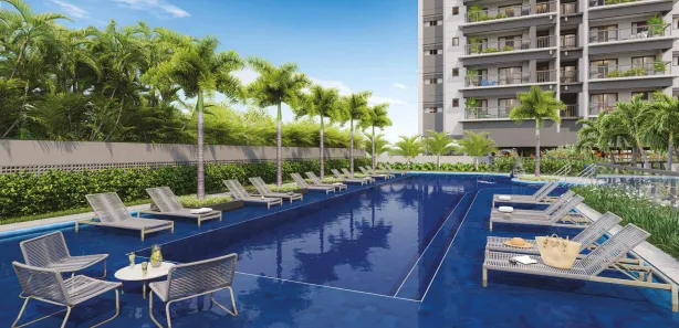 Blue Marine Home Resort - 56m² no Vila Monte Alegre, São Paulo