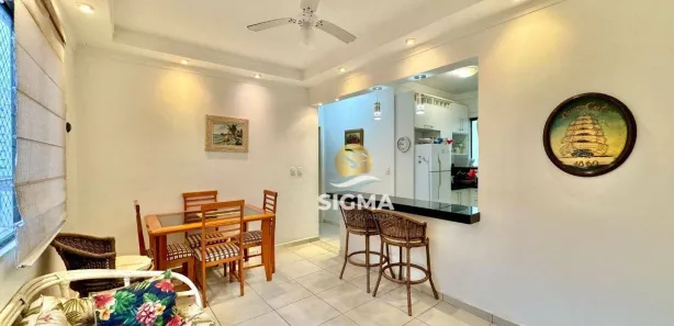Apartamento com 2 Quartos à venda, 60m² no Vila Alzira, Guarujá