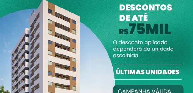 Apartamento com 2 Quartos à venda, 52m² no Candeias, Jaboatão dos Guararapes