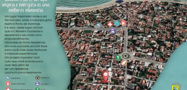 Flat com 1 Quarto à venda, 34m² no Porto de Galinhas, Ipojuca